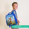 Bailey bloemenhertje Kinderrugzak - Blauw middel -sfeer3_NL