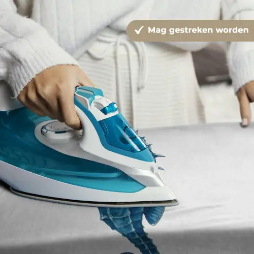 Zeepaardje - Staart - Blauw Wandkleed katoen klein -sfeer9