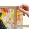 Graffiti - Aap - Street art - Dieren Light Box met batterij (Wandlamp) middel -USP_websiteprintNL
