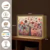 Boom - Paars - Abstract - Kunst Light Box met batterij (Wandlamp) middel -USP_websiteoverzichtNL
