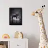 Paard - Magisch - Zwart fotolijst zwart zonder passe partout klein -usfeer4_kinderkamer