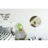 Matcha - Glas - Groen - Minimalistisch Wandcirkel aluminium klein -kinderkamer
