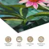 Bloemen - Roze - Glasmozaïek poster papier klein -closeup_NL