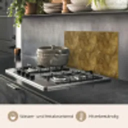 Organisch - Lijnen - Goud keuken achterwand spatscherm klein 900 -usp_DE