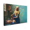 Melkmeisje - Amandelbloesem - Van Gogh - Vermeer - Schilderij - Oude meesters canvas 2cm klein -z3d