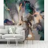 Goud - Blauw - Marmer fotobehang vinyl groot -woonkamer