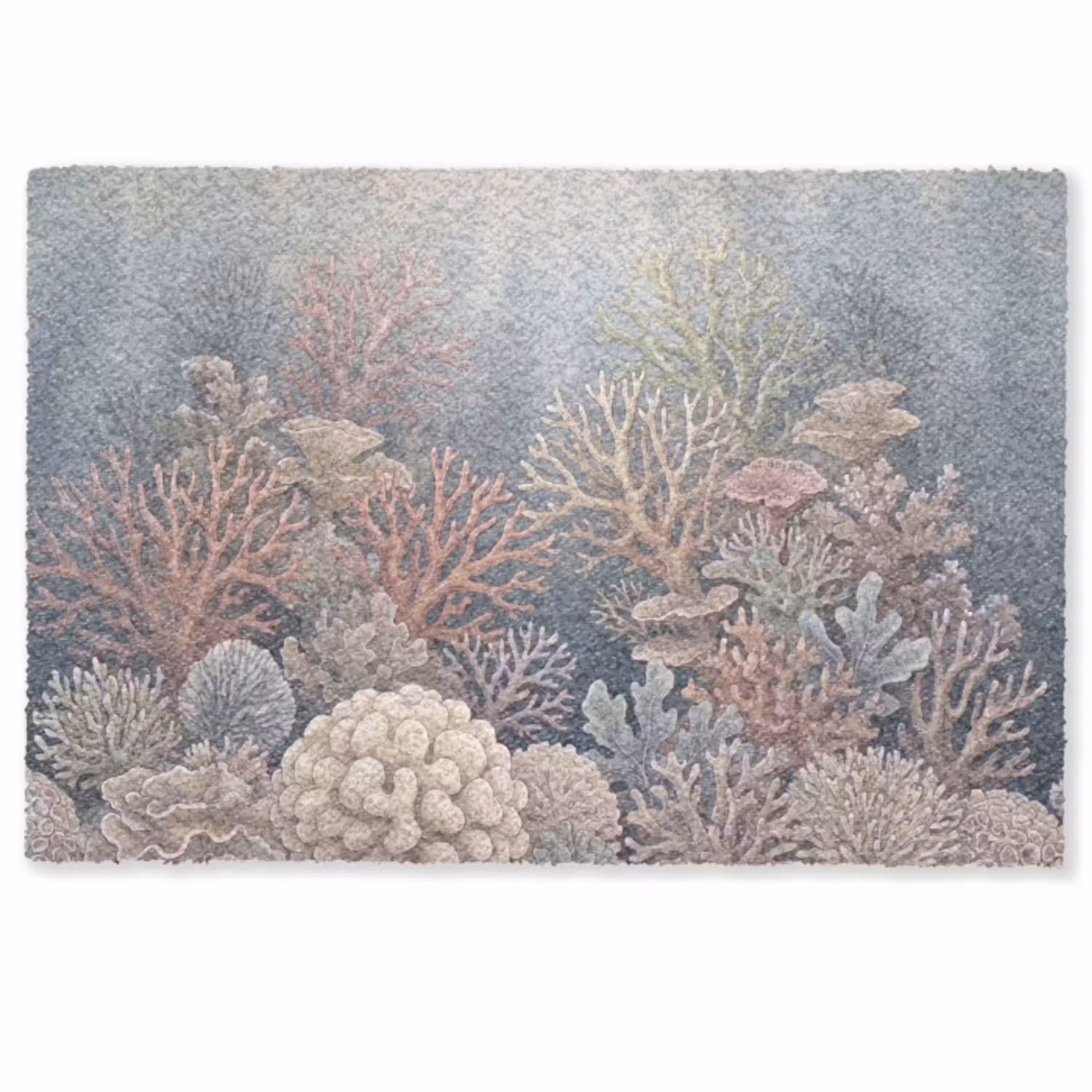 Koraal - Zeeleven - Onderwater - Illustratie - Natuur Deurmat klein -zkaufland3d
