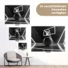 Basketbal - Basketbalveld - Lichtlijnen tuinposter los doek klein -Xsfeer9_DE