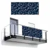 Grafisch - Bloesemtak - Blauw Balkonbeschermer Duitsland klein 596 -3d