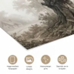 Natuur - Bos - Eik poster papier klein -closeup_NL