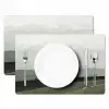 Grijs - Berg - Paarden Placemat vinyl groot -zzsfeer2_Kitchenyeah-website