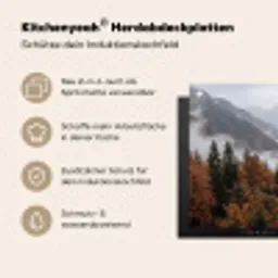 Bergen - Vallei - Mist - Herfst - Natuur Inductie beschemer met haakjes klein -ky-usp-de