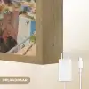 Kustdorp - Schilderij - Rotsen - Boten Light Box met batterij (Wandlamp) middel -USP_websiteoplaadbaarNL