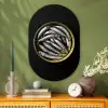 Sardines - Vissen - Rond - Zwart Wandcirkel Ovaal Glas middel -sfeer2