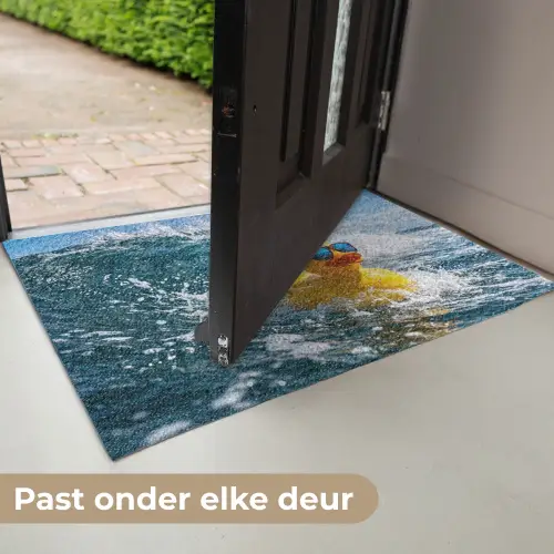 Badeend - Stoer - Golven Deurmat klein -USP_NL