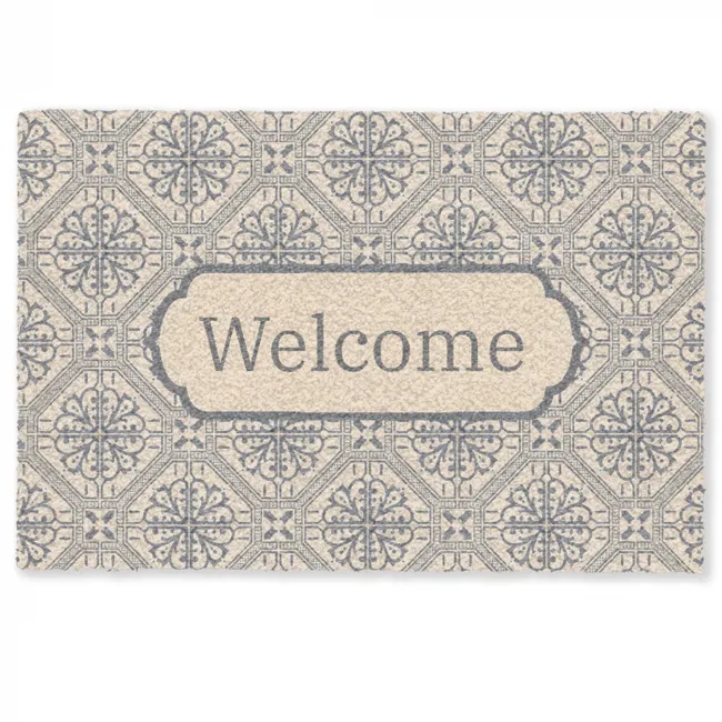 Welkom - Klassiek - Grijs Deurmat klein -zkaufland3d