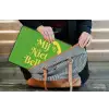 Mij niet bellen - Telefoon - Groen laptophoes neopreen klein -tas