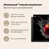 Appel - Rood - Water - Zwart - Fruit Inductie beschermer vinyl 3mm middel -zzzzzzusp-haakje_NL