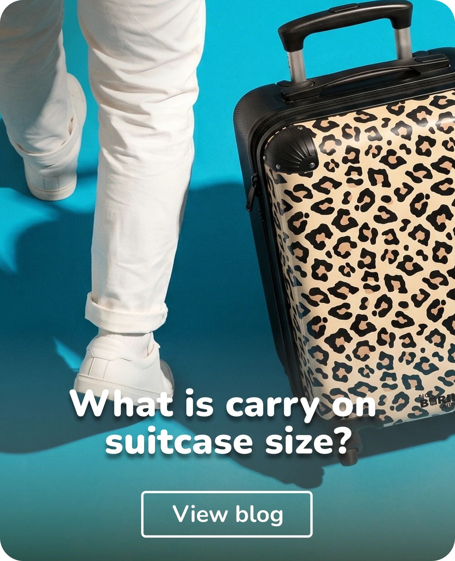 man with carry on suitcase
