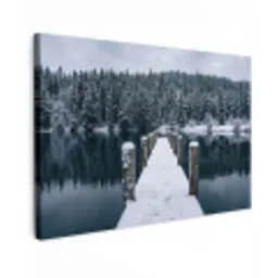 Steiger - Meer - Sneeuw - Bergen - Rustgevend canvas 2cm klein -z3d
