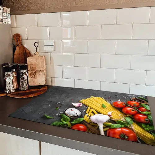 Italiaanse Kookinspiratie Inductie beschermer vinyl 3mm klein -sfeer3