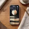 Maan - Cirkel - Goud Telefoonhoesje iPhone 17 Pro klein -sfeer1