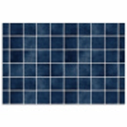 Tegel - Modern - Blauw poster papier klein 62 -3d