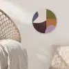 Vormen - Abstract - Kleuren - Vierkant Akoestische PET Vilt - Rond klein -sfeer4