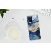 Marmer - Blauw - Goud - Abstract Telefoonhoesje Samsung Galaxy S10 Lite klein -oordopS10Lite