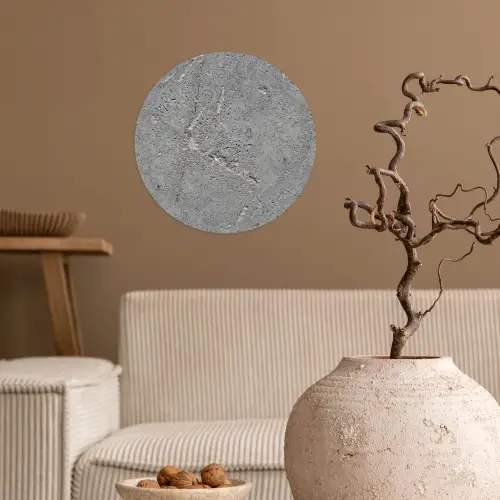 Beton - Patronen - Steen Wandcirkel behangsticker klein 186 -sfeer1