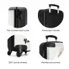 Prinses met kroon en roze hartjes NBS - Handbagage koffer - Kinderen Unisex middel zzzzzzzbolletjes_ENG