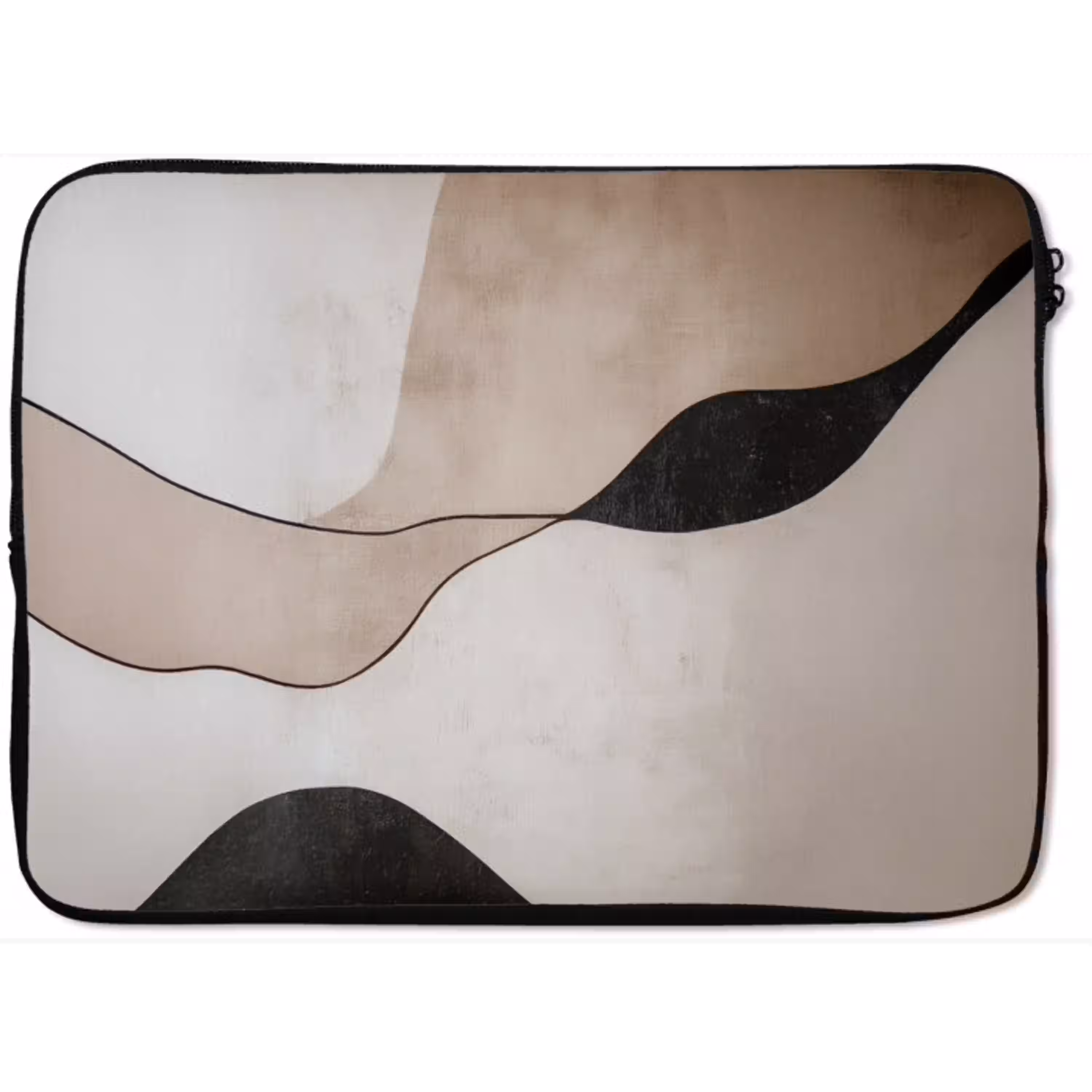Contourlijnen - Abstracte landschap laptophoes neopreen klein -zkaufland3dotto