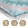 Hartvormig - Tie dye - Pasteltinten - Lichtgroen plexiglas 5mm klein -sfeer2