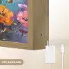 Bloemen - Kleurrijk - Waterverf - Natuur - Zomer Light Box met batterij (Wandlamp) middel -USP_websiteoplaadbaarNL