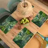 Brug - Hout - Vijver - Waterlelies Placemat vinyl groot -zzsfeer5_Kitchenyeah-website