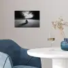 Golfbal - Wazig - Zwart poster papier klein -sfeer3