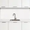 Grafisch - Patroon - Modern -  Geweven keuken achterwand 2 middel 871 -3d
