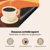 Koffie - Landschap - Oranje - Koffiebonen Inductie beschermer vinyl 3mm middel -usfeer4_FR