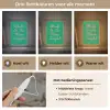 Menu - Quote - Roze Light Box met kabel (Wandlamp) klein -USP_lichtkleurNL