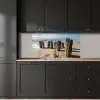 Zand - Strand - Paal - Water - Zomer keuken achterwand 2 middel -sfeer1
