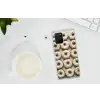 Donuts - Chocolade - Wit - Beige Telefoonhoesje Samsung Galaxy S10 Lite klein -oordopS10Lite