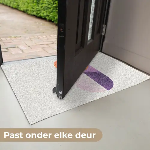 Cirkels - Abstract - Paars Deurmat klein -USP_NL