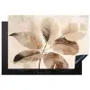 Sepia Bladstilleven Inductie beschermer vinyl 3mm klein -3d