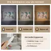 Goud - Blauw - Marmer Light Box met kabel (Tafellamp) klein -USP_lichtkleurNL