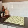 Klassiek - Waaier - Groen Inductie beschermer vinyl 3mm middel 274 -sfeer3