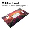 Windmolen - Zonsondergang - Landschap Muismat XXL klein -sfeer4