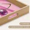 Glitter - Discobol - Roze - Kersen Dienblad Rechthoek middel -USP_HandgreepNL