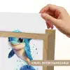 Dolfijn - Blauw - Water - Druppels Light Box met kabel (Kinderlampje) klein -USP_websiteprintFR