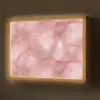 Roze - Kwarts - Goud - Marmer Light Box met batterij (Wandlamp) middel 907 -z3d_website