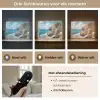 Boten - Rotsen - Zee - Zon Light Box met batterij (Wandlamp) middel -USP_lichtkleurNL
